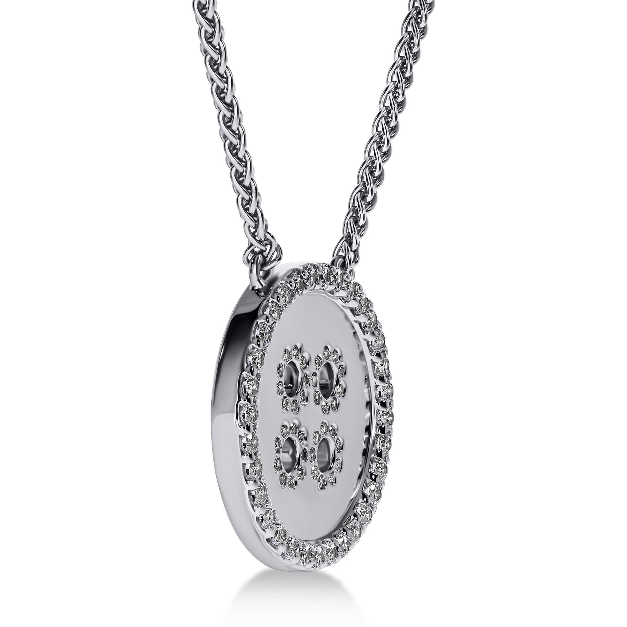Bóttìnì Necklace in 18K White Gold
