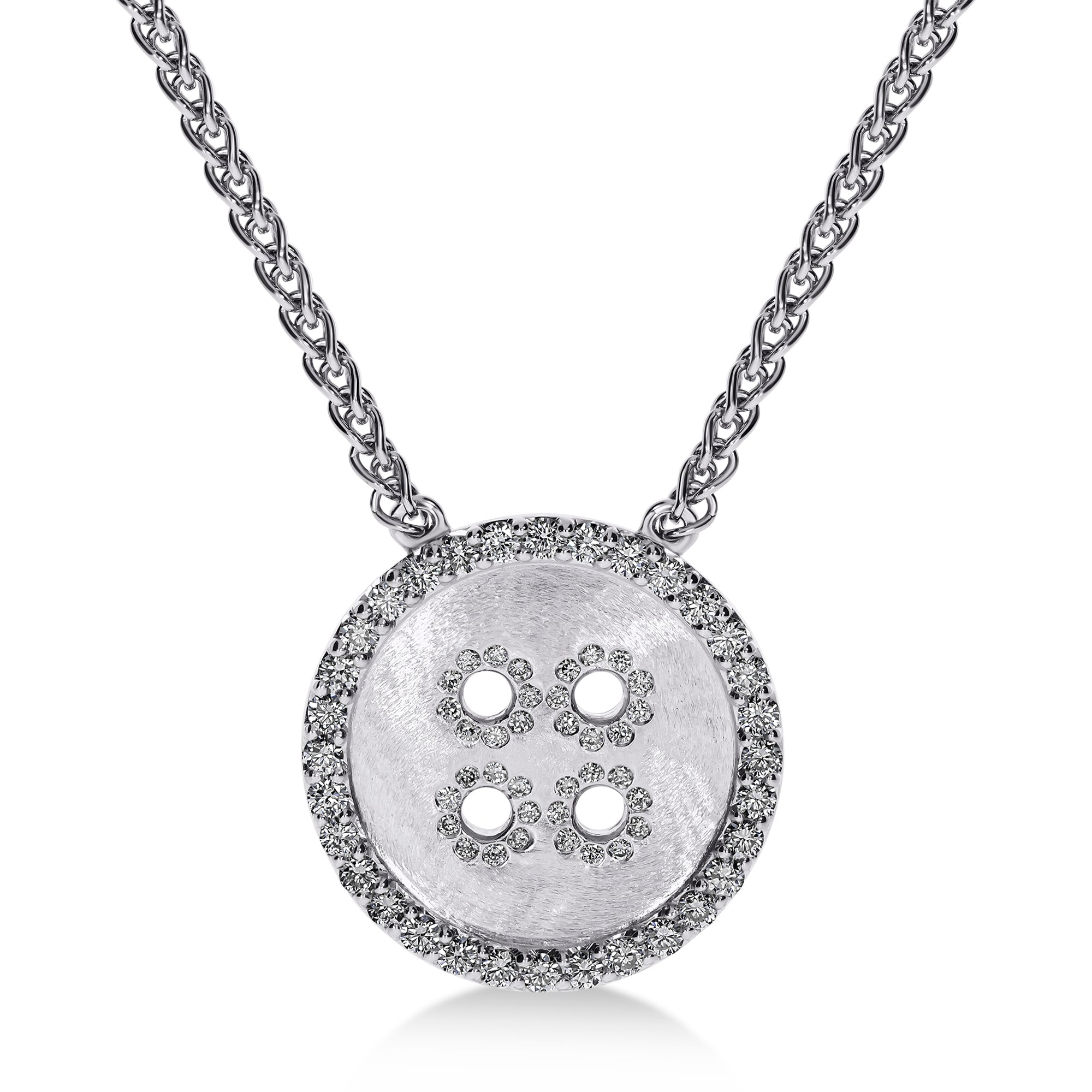 Bóttìnì Necklace in 18K White Gold