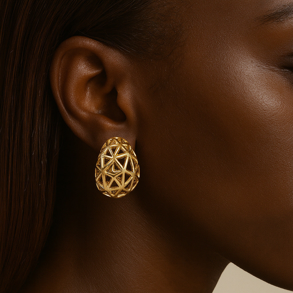THE NEST CLASSIC EARRINGS 18KRG