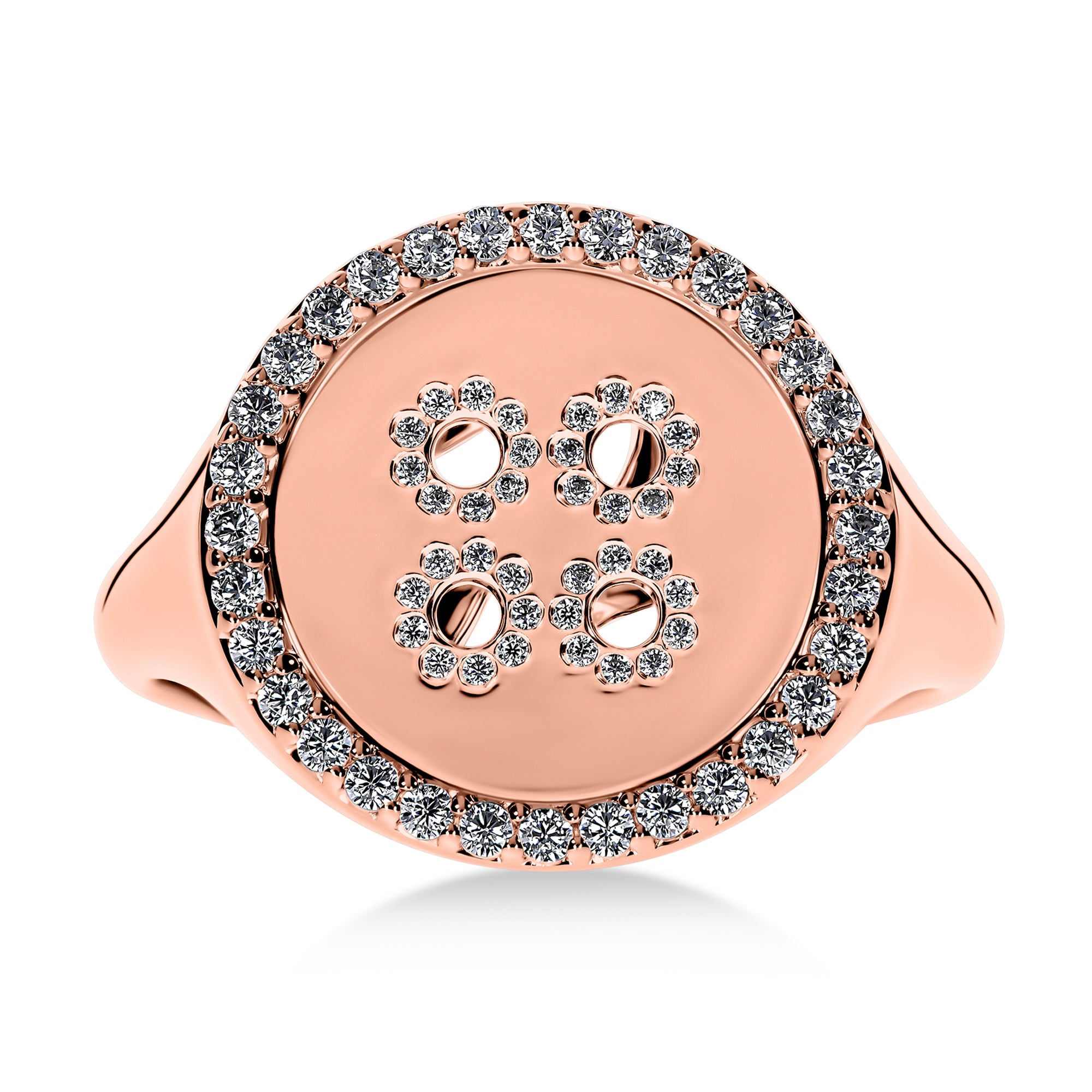 Bóttìnì Signet Ring in 18K Rose Gold