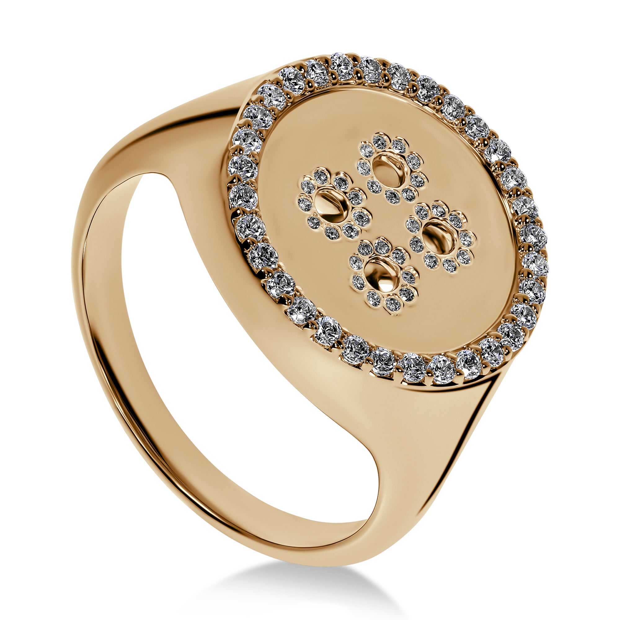 Bóttìnì Signet Ring in 18K Yellow Gold