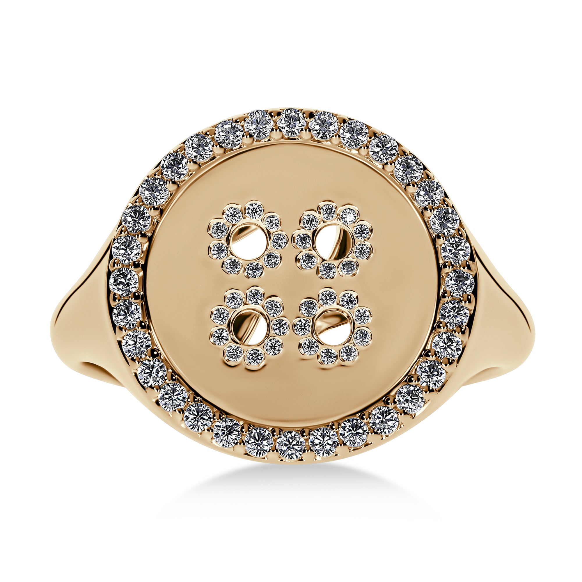 Bóttìnì Signet Ring in 18K Yellow Gold