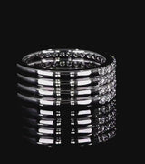 Multi-Row Diamond Band