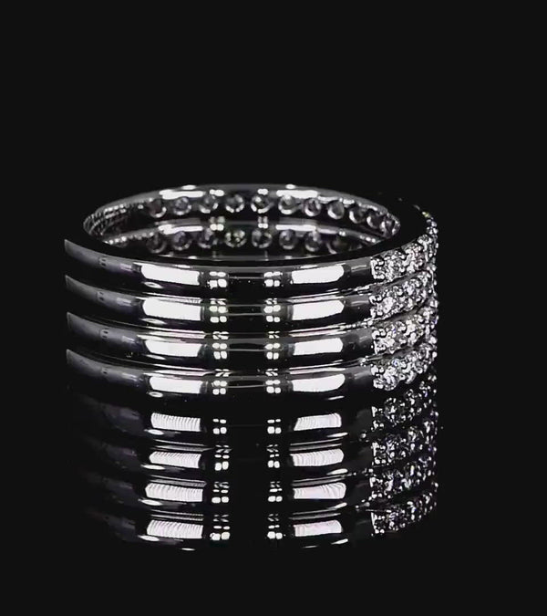 Multi-Row Diamond Band