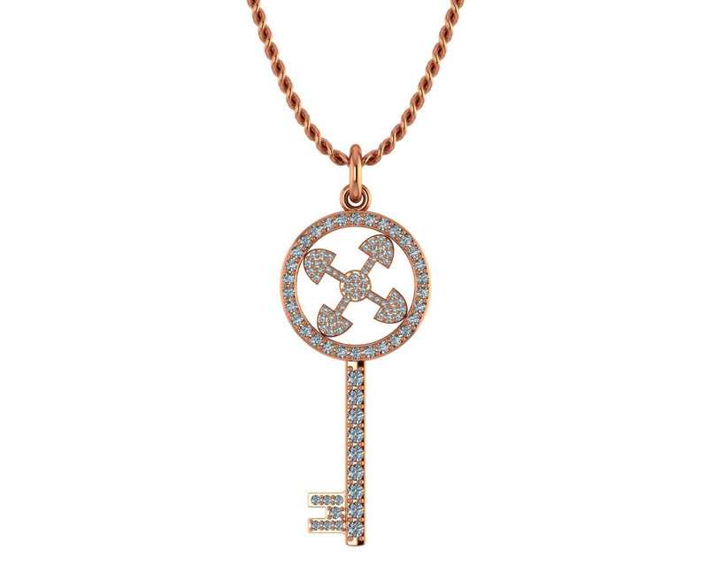 AKOMA NTOSO LARGE DIAMOND PENDANT