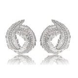 CURLED LEAF EARRINGS