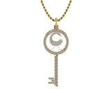 SANKOFA II LARGE DIAMOND PENDANT